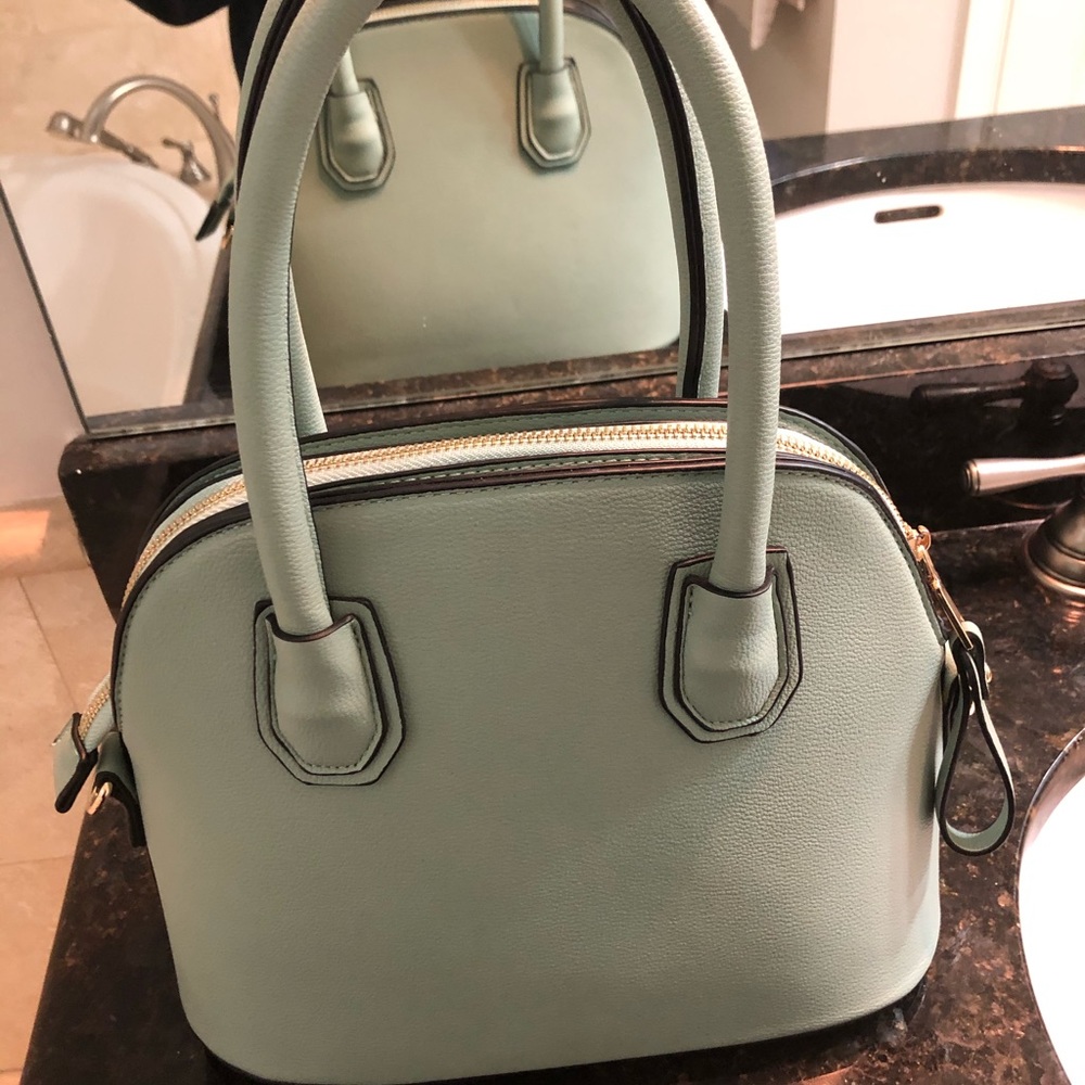 Seafoam Handbag with strap